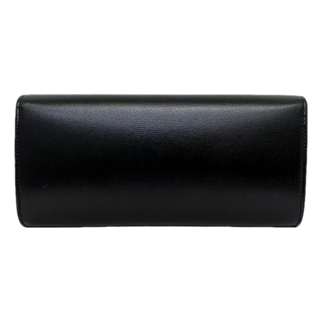 Gucci GG Black Leather Broadway Clutch