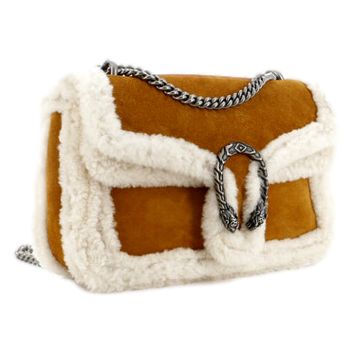 Gucci Dionysus Bag Suede with Shearling Medium