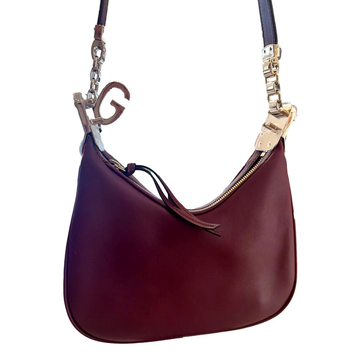 Gucci Attaché Small Shoulder Bag Burgundy Leather