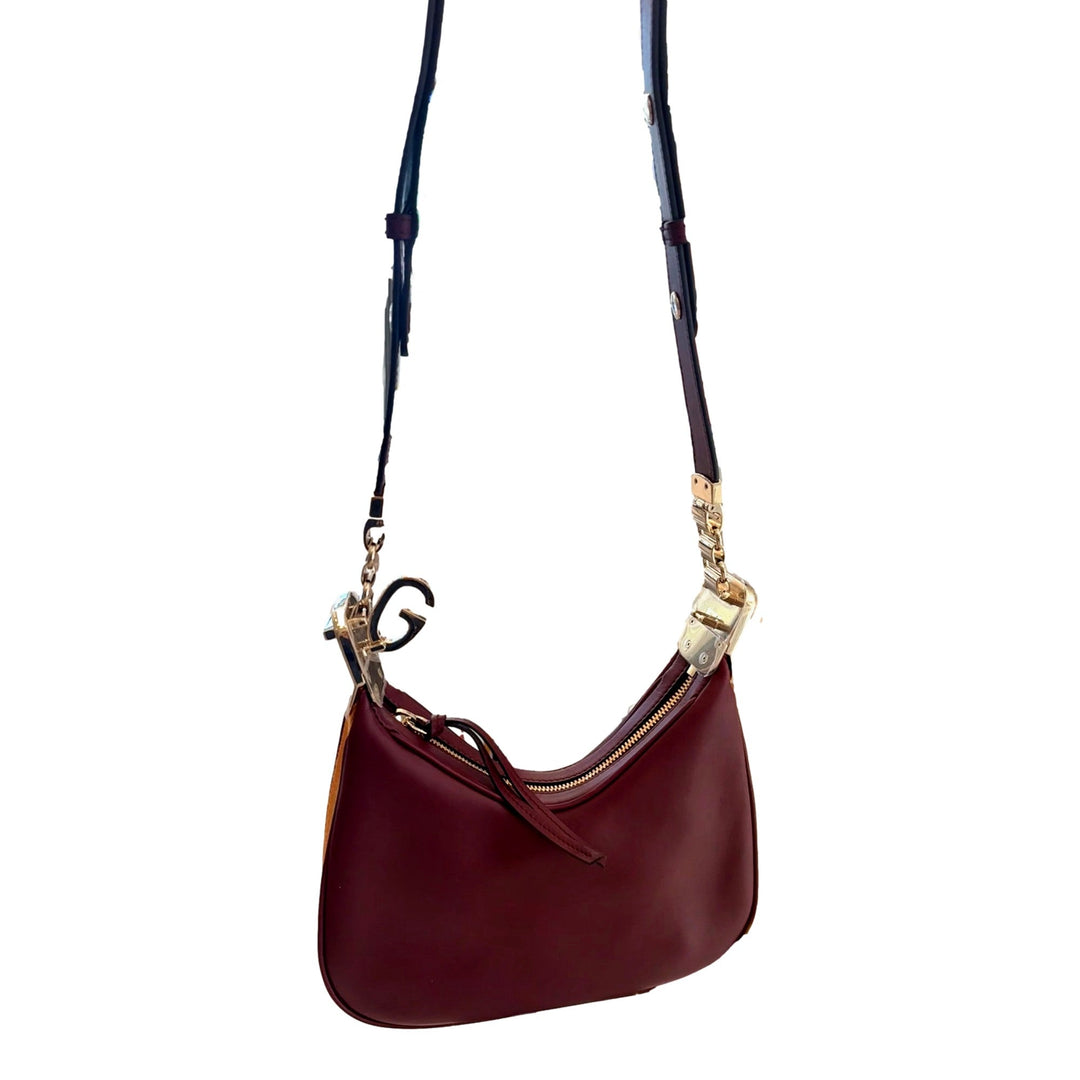 Gucci Attaché Small Shoulder Bag Burgundy Leather