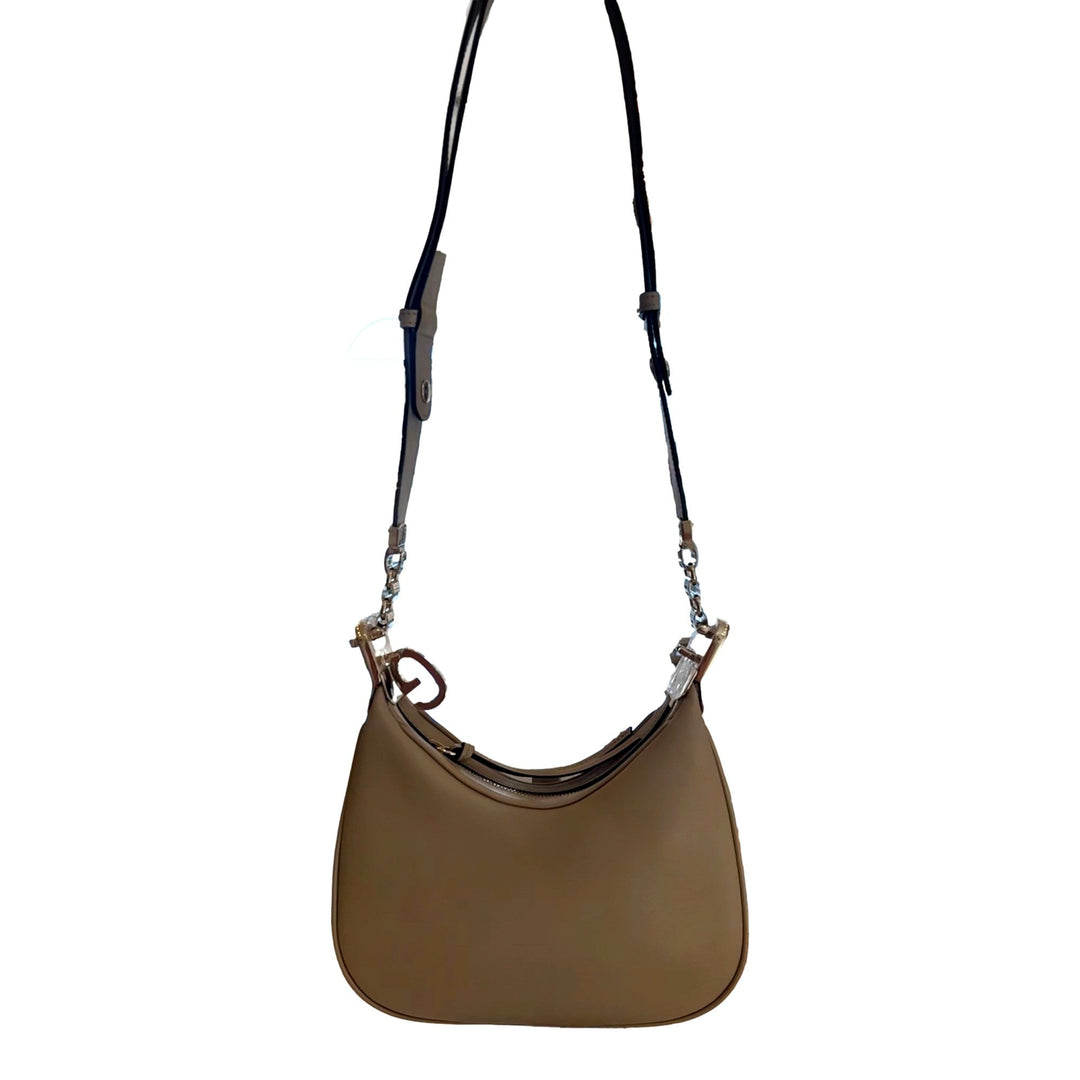 Gucci Attaché Small Shoulder Bag Beige Leather
