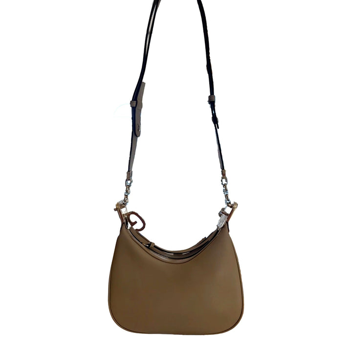 Gucci Attaché Small Shoulder Bag Beige Leather