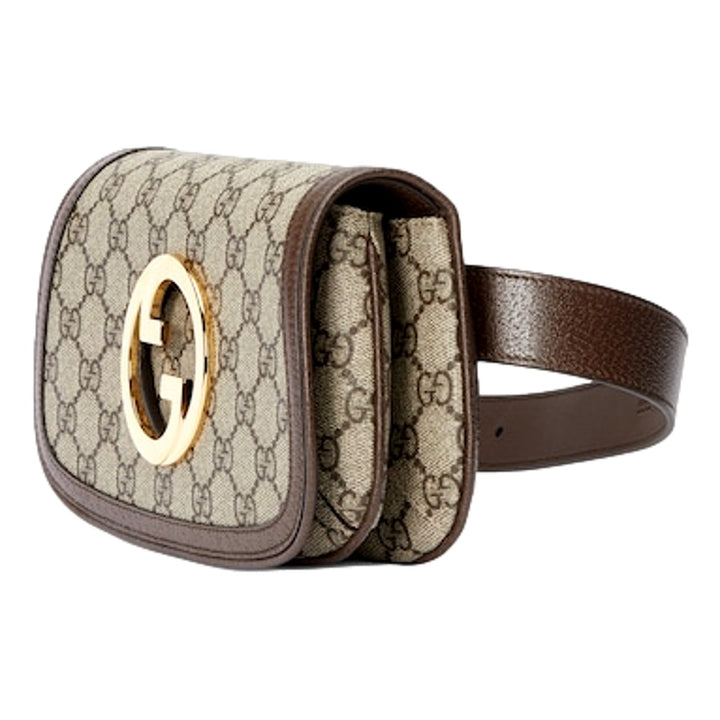 Gucci Blondie GG Supreme Canvas Brown Belt Bag Size 110