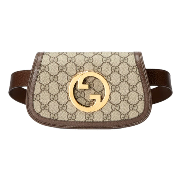 Gucci Blondie GG Supreme Canvas Brown Belt Bag Size 110