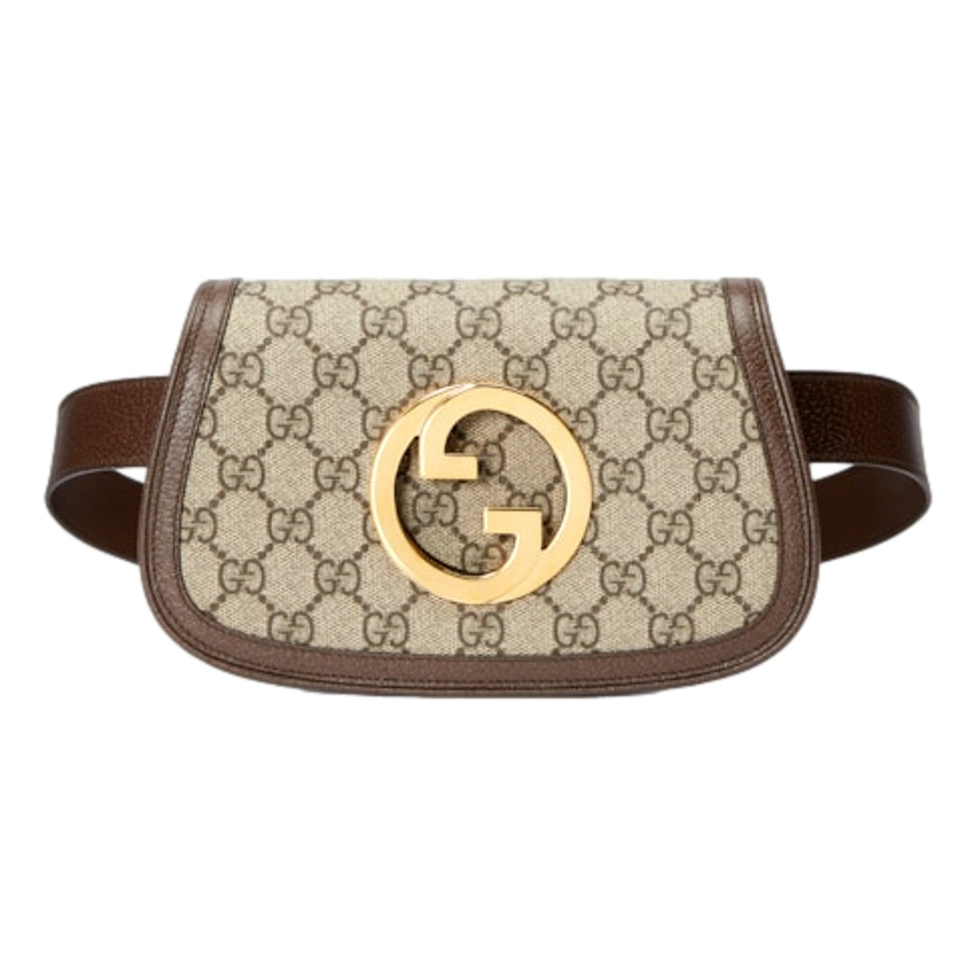 Gucci Blondie GG Supreme Canvas Brown Belt Bag Size 65