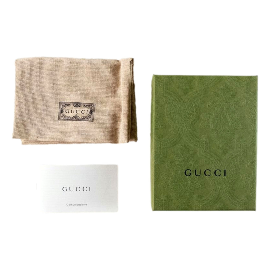 Gucci Interlocking G Keychain Brass Enamel Multicolor Bag Charm