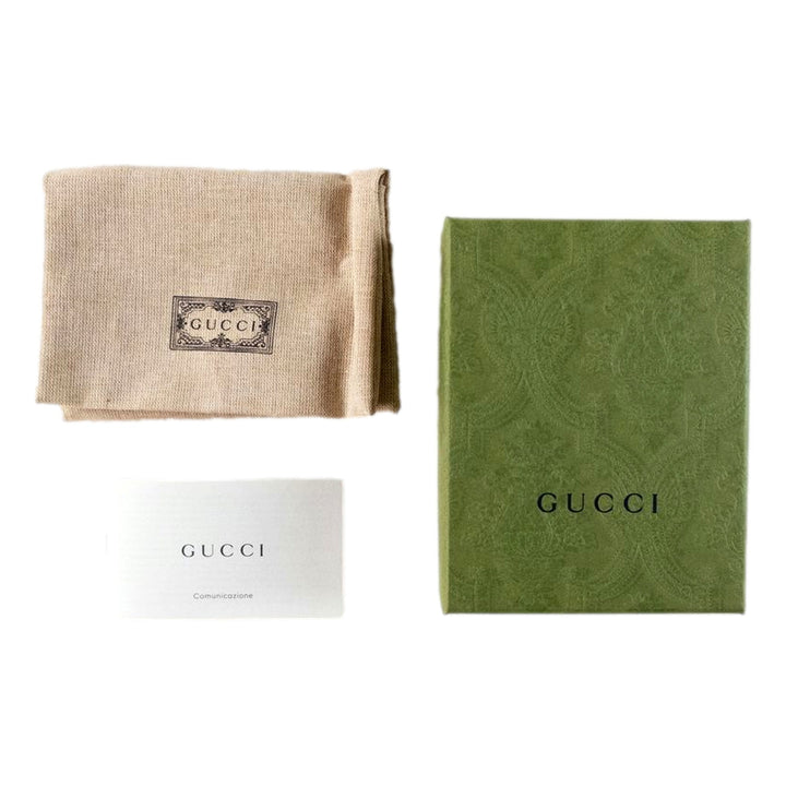 Gucci Interlocking G Keychain Brass Enamel Multicolor Bag Charm