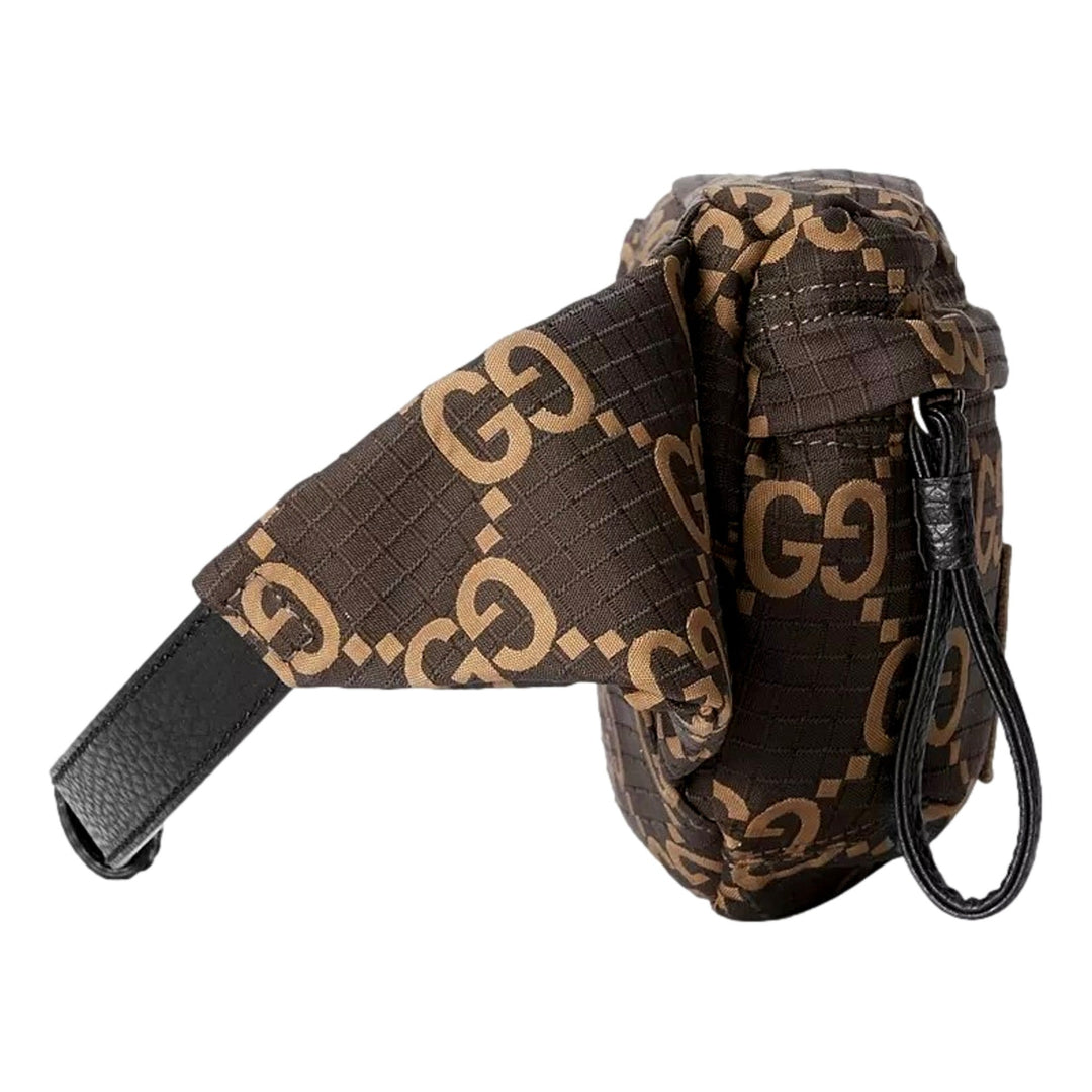 Gucci GG Ripstop Waist Bag Beige and Brown