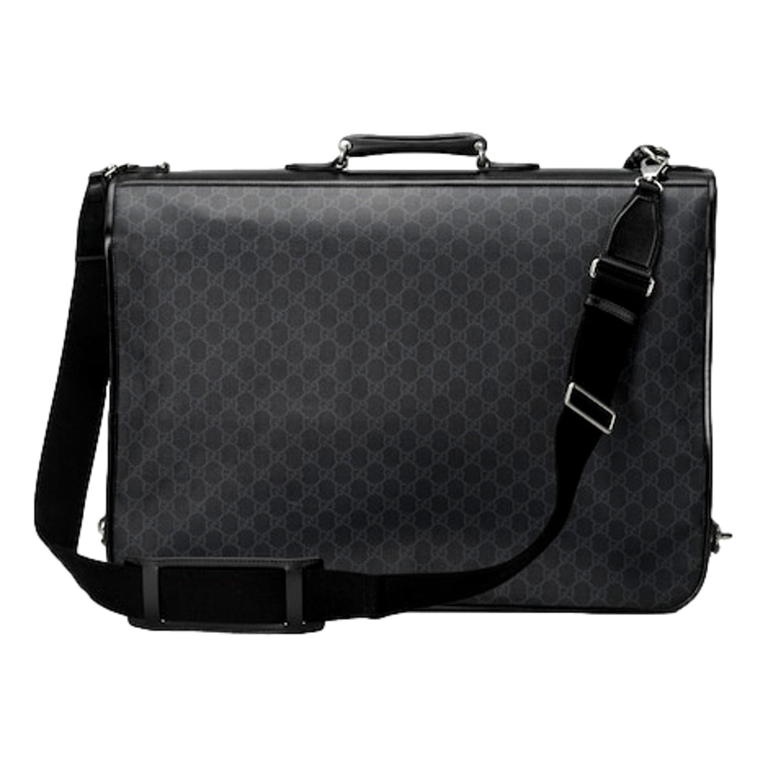 Gucci Supreme Interlocking GG Supreme Black Garment Bag Holdall