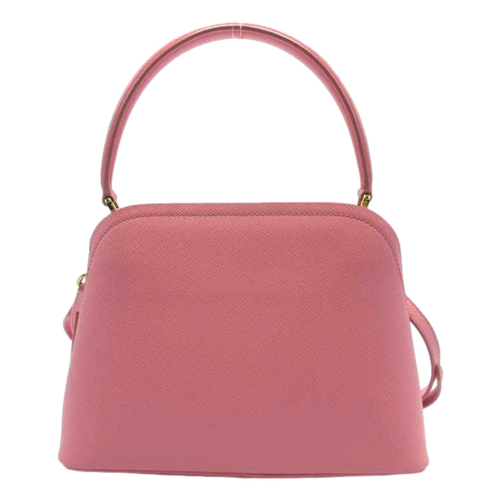 Prada Medium Saffiano Leather Prada Matinee Handbag Petalo Pink