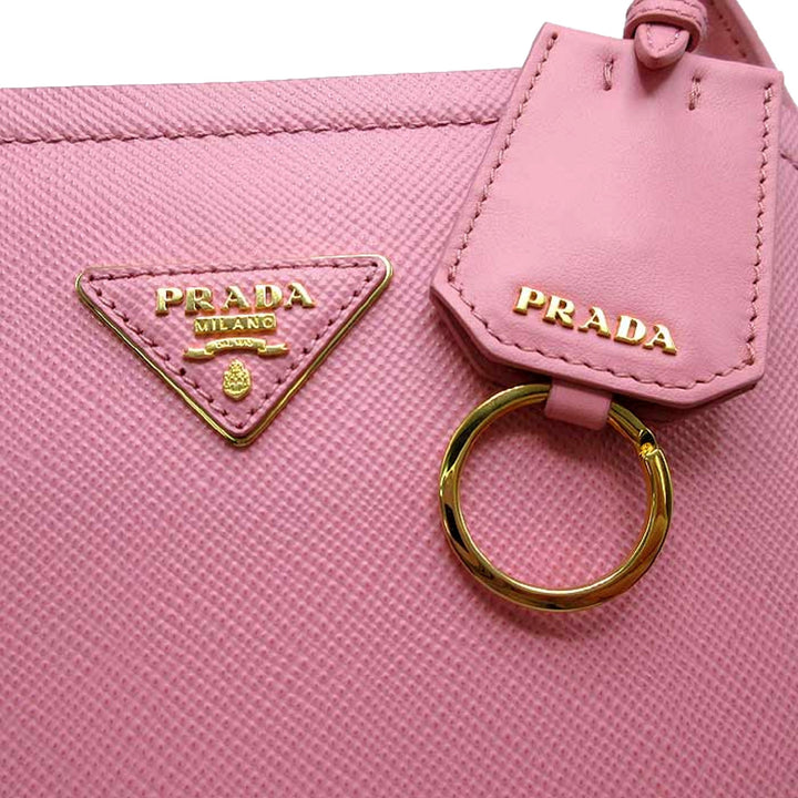 Prada Medium Saffiano Leather Prada Matinee Handbag Petalo Pink