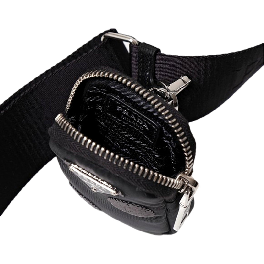 Prada Re-Edition 2005 Hobo Bag Tessuto Nylon Sequin Embellished