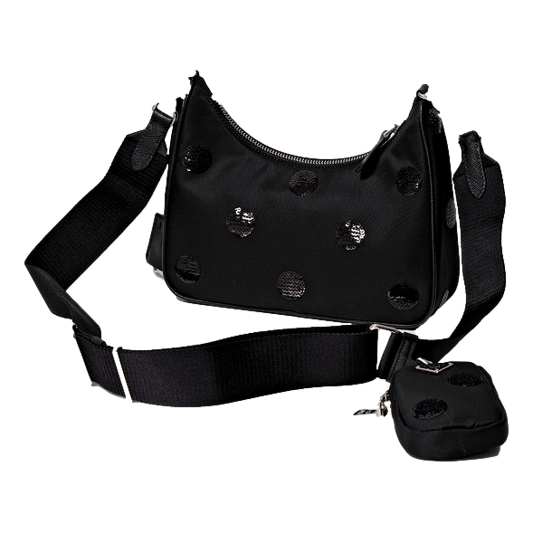 Prada Re-Edition 2005 Hobo Bag Tessuto Nylon Sequin Embellished
