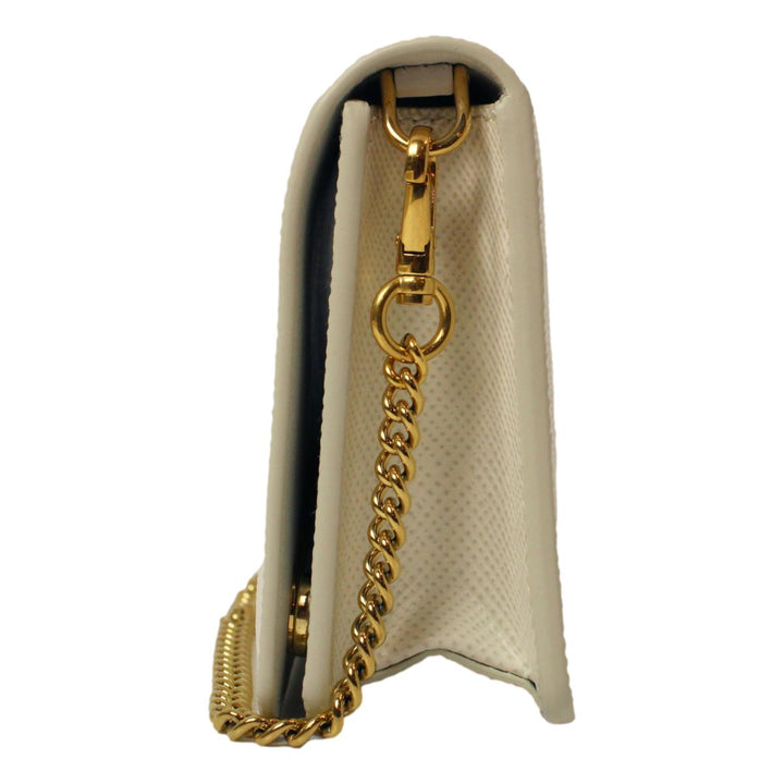Prada Miniborse White Saffiano Leather Crossbody