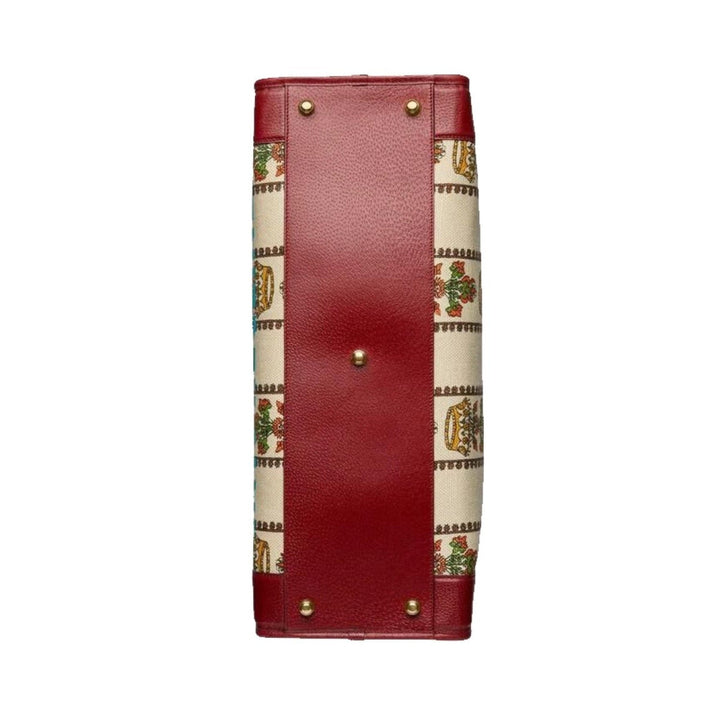Gucci 100 Centennial Music Is Mine Jacquard Leather Duffel Bag