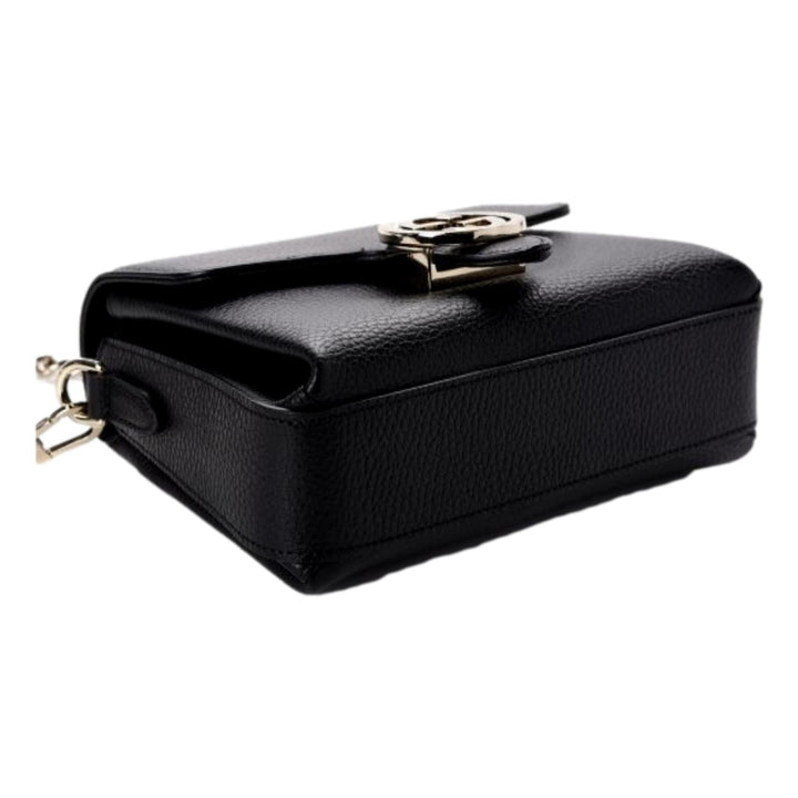 Gucci Dollar Calfskin Interlocking G Black Small Crossbody Bag 607720