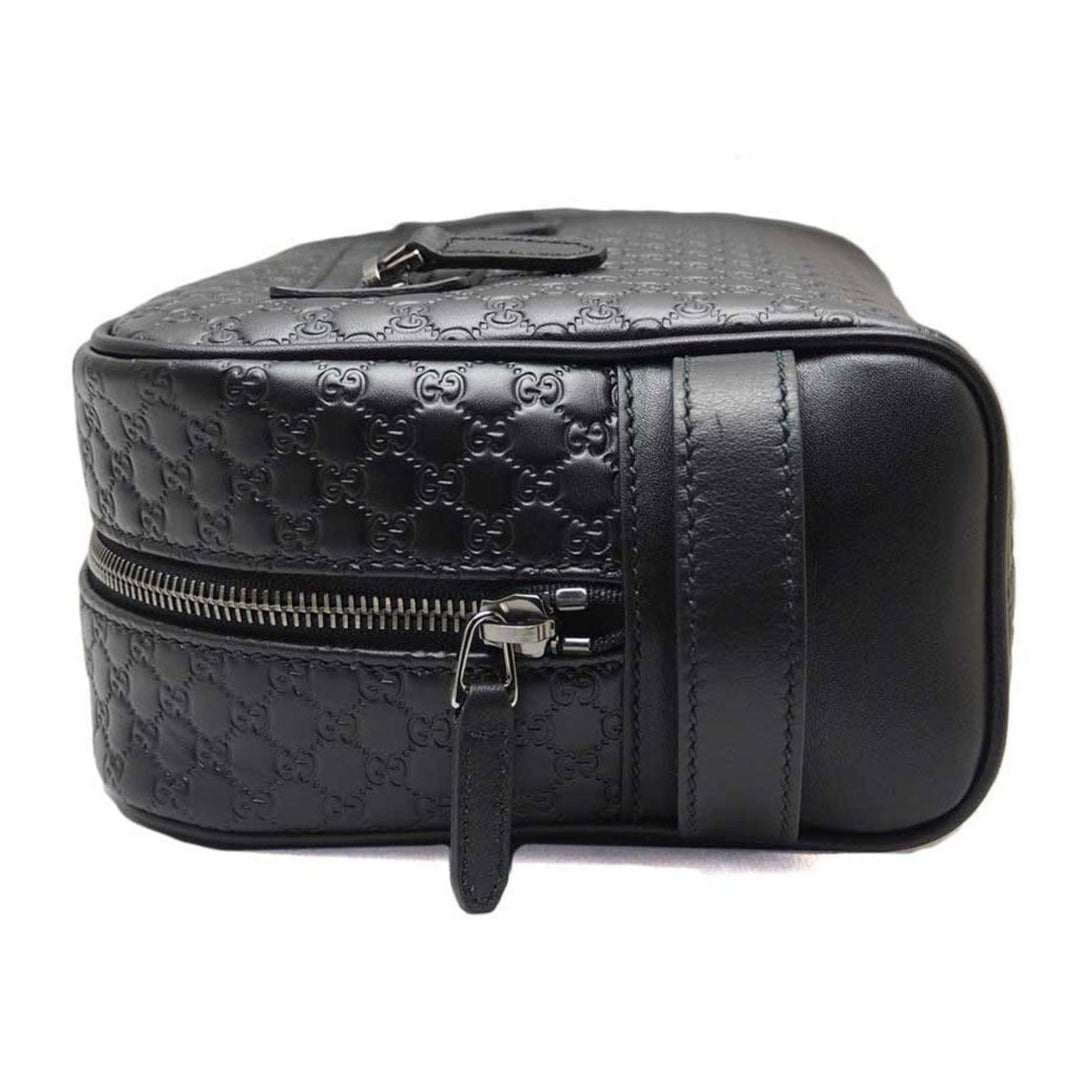 Gucci Mens Microguccissima Black Toiletry Bag