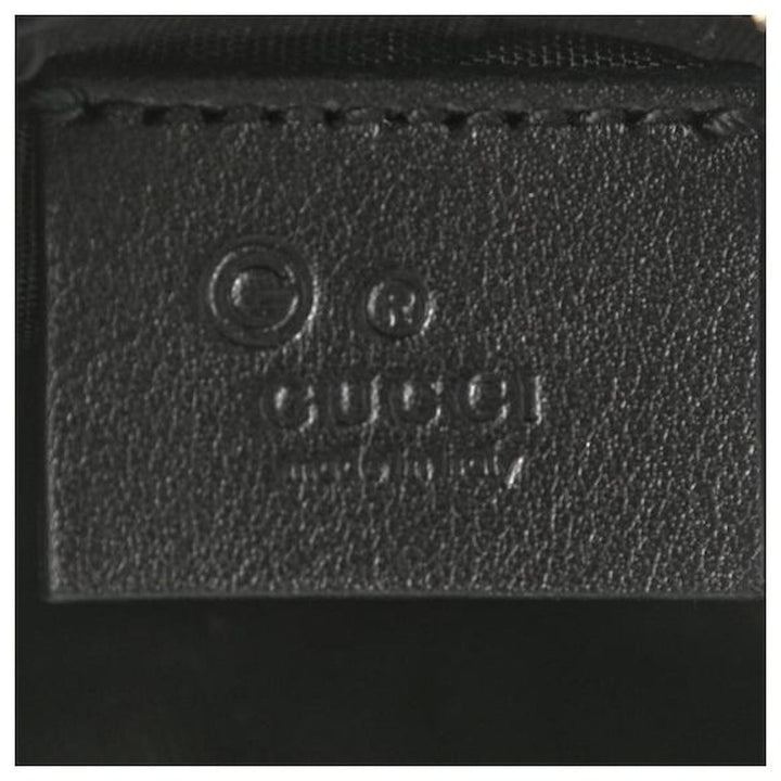 Gucci Micro GG Black Leather Key Case