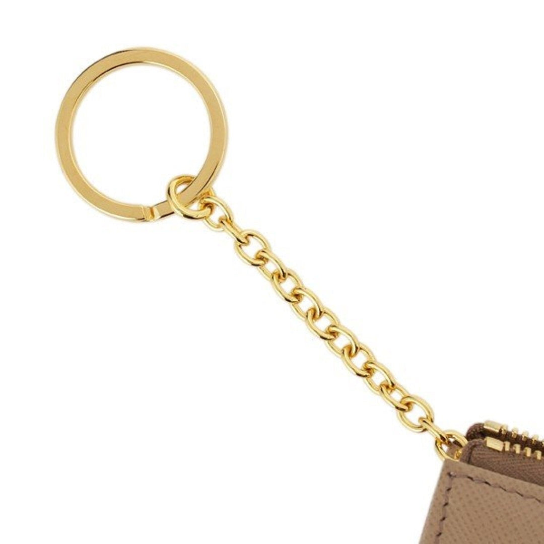 Prada Cammeo Saffiano Leather Key Holder Pouch Wallet
