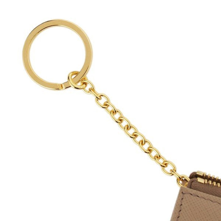 Prada Cammeo Saffiano Leather Key Holder Pouch Wallet
