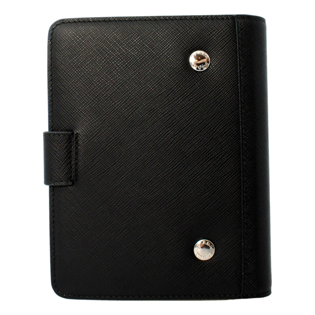 Prada Nero Black Saffiano Lock Journal