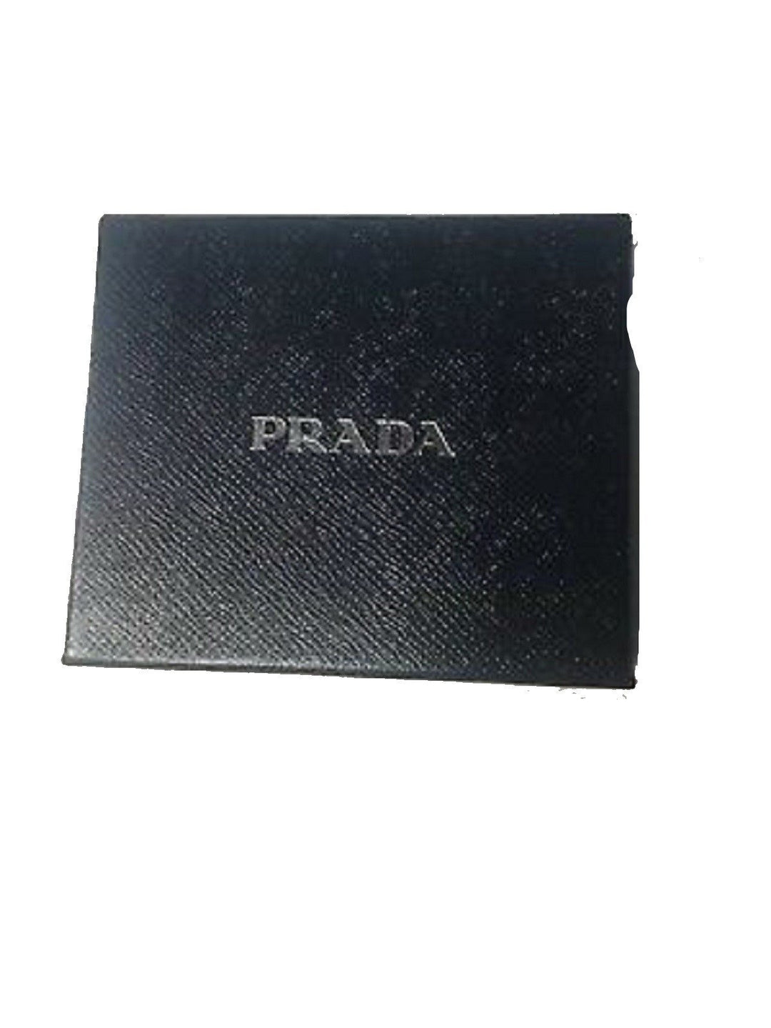 Prada Portaf Orizzontale Saffiano Bifold Leather Brown Black Wallet 2MO513