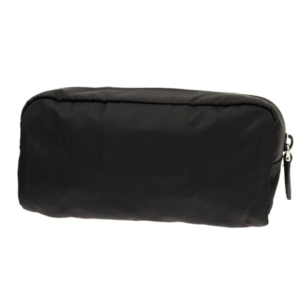 Prada Tessuto Nylon Black Cosmetic Case Necessaire Bag