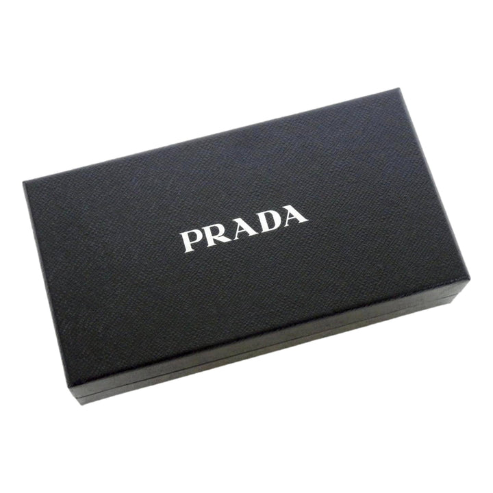 Prada Women's Black Saffiano Cuir Full Zip Wallet