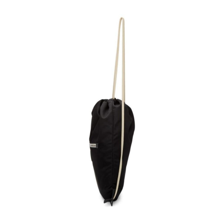 Prada Logo Zaino Black Tessuto Nylon Drawstring Sling Backpack
